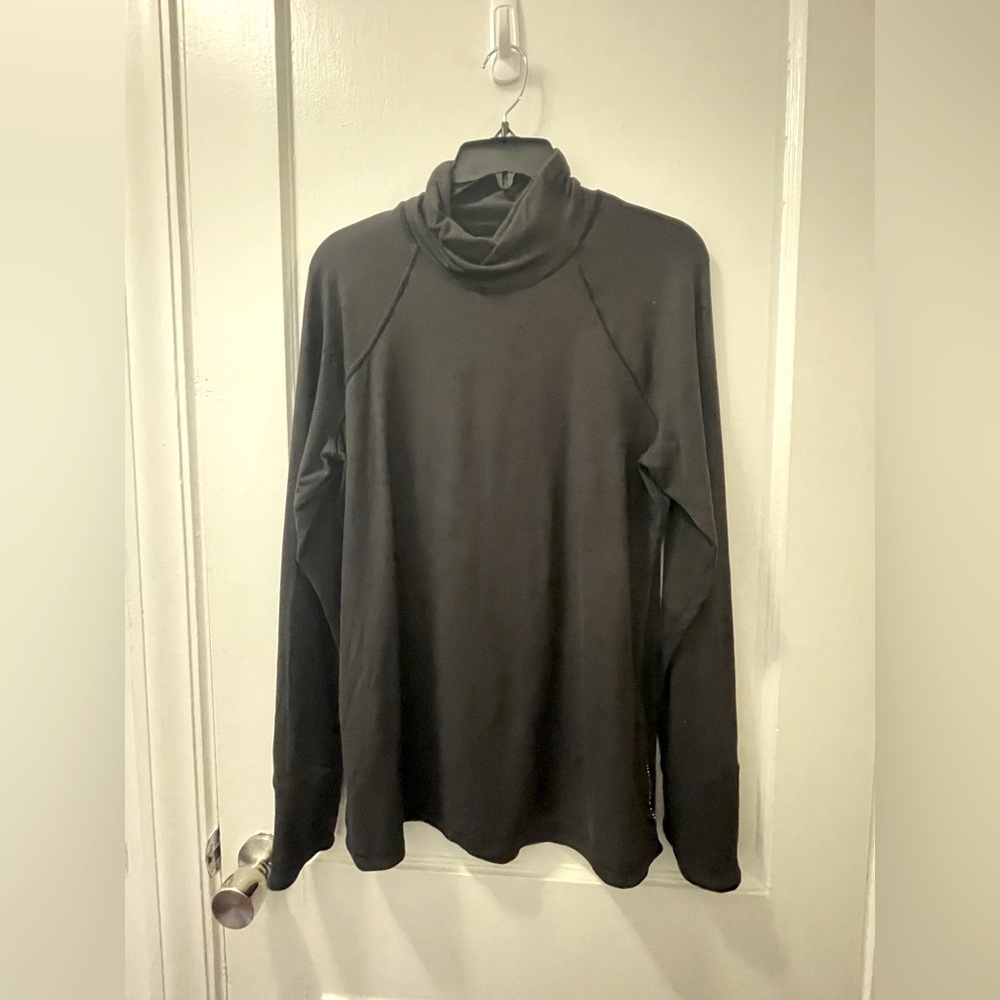 lululemon athletica Black Cowl Neck Pullover Sweater